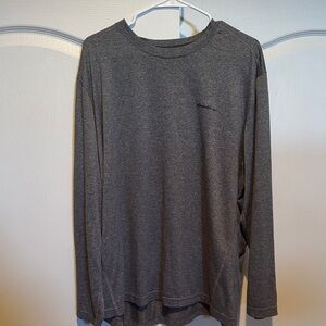 Eddie Bauer Charcoal Long Sleeve Men's Tee